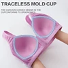 Plus Size Seamless Sexy Open Cup Bra for Maternity Clothes Pregnancy Women Front Closure Breastfeeding Underwear Nursing Bras 3