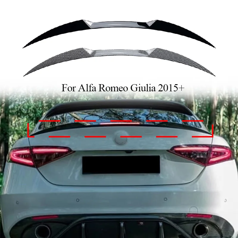 Auto Spoiler Posteriore Per Alfa Romeo Giulia Berlina 2015-2023 Tronco Tetto Ali Coda Tronco Spoiler Ala Auto Parte Del Corpo Kit accessori