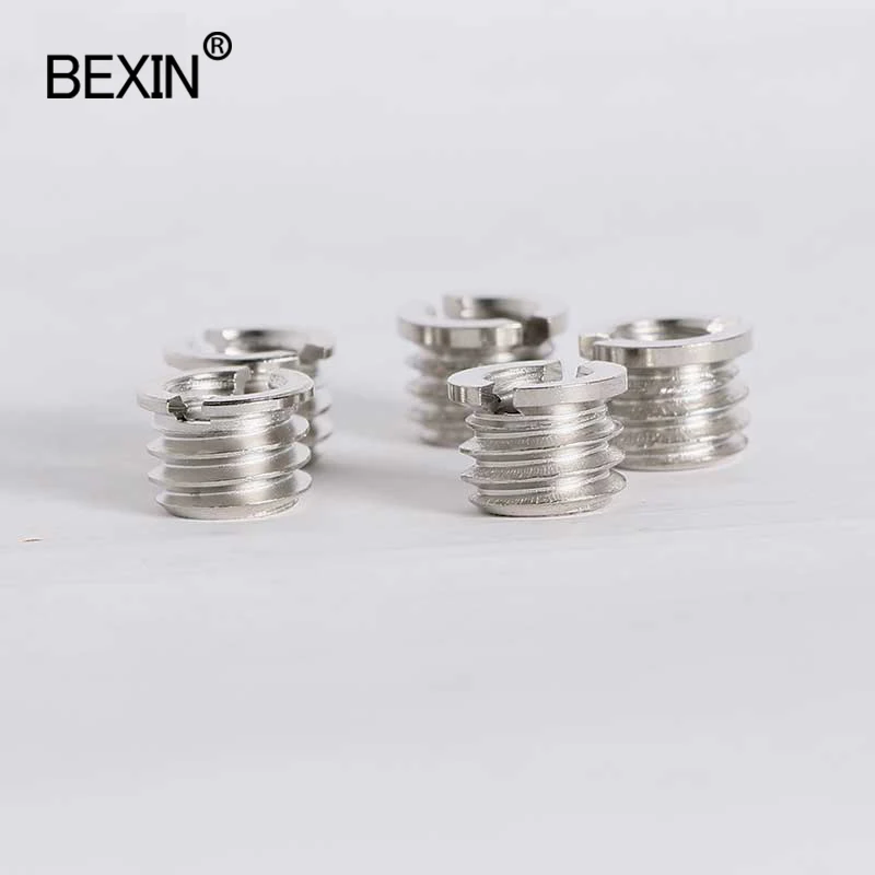 Camera Screw Mount Adapter 1/4" to 3/8" for Camera Quick Release Plate Tripod Monopod