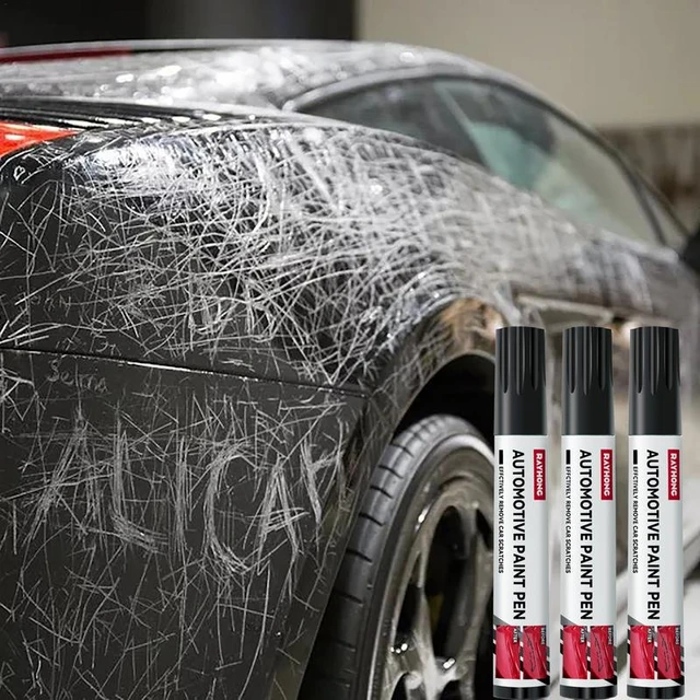 Matte Black Non-Toxic Touch Up Paint Pen For Cars Universal Car Scratch  Repair Remover Coat Agent Auto Mending Fill Paint Pen - AliExpress