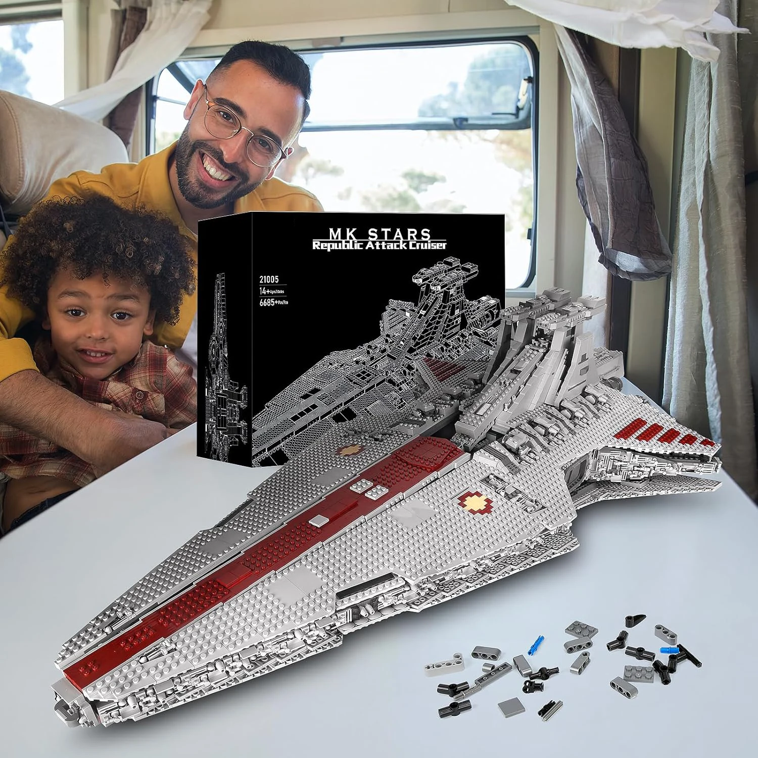 Mould King 21004 Super Star Destroyer Model Eclipse-Class Imperial