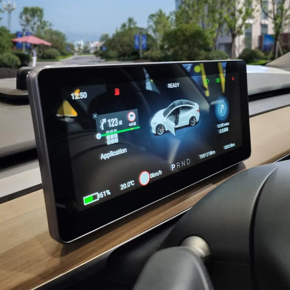 For Model Y/3 Tesla Carplay Screen Camera Wireless/Wired Android Auto and Apple WiFi GPS Navigation 2 Bluetooth |