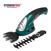 7.2V Cordless Grass Hedge Trimmer 2in1 Battery Rechargeable Shear Hedger PGHT7.2 Cordless Garden Tool posenpro 1