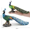 Children Toys Simulation Peacock Animal Model Baby Early Animal Cognition Montessori Education Puzzle Toy Static Household Decor 6