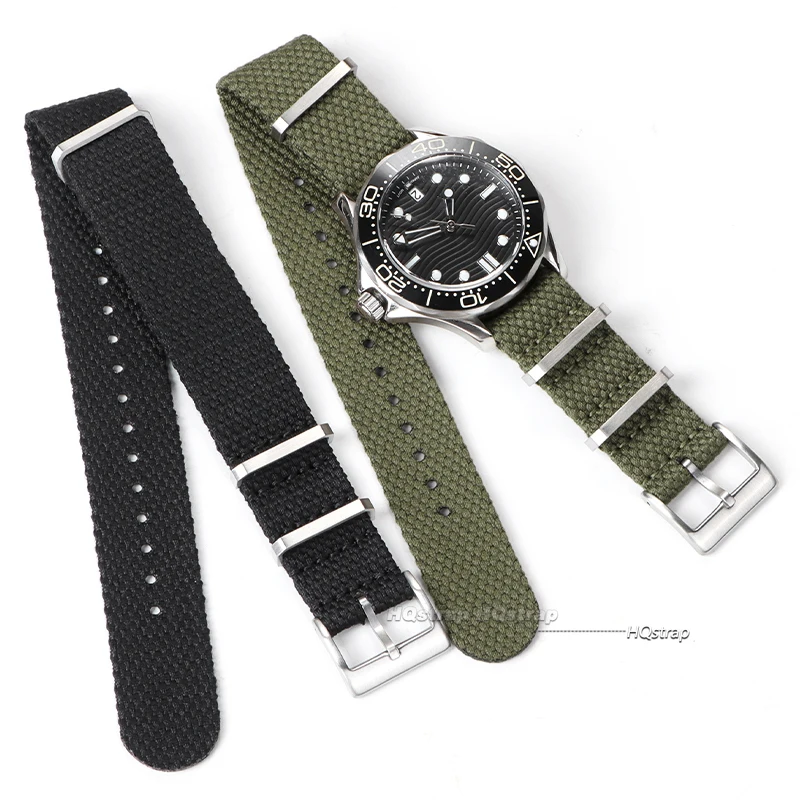 Premium Nylon Waterproof Sport Watch Strap - High-Quality Wristband