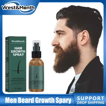 Natural Men's Beard Growth Roller Set Beard Growth Kit Men's Beard Growth Essence Nourishing Enhancer Beard Oil Beard Care Spray 1