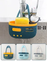 

Home Storage Drain Basket Multifunctional Kitchen Faucet Hanging Bag Sink Drain Basket Hanging Bag Bathroom Faucet Storage Bag