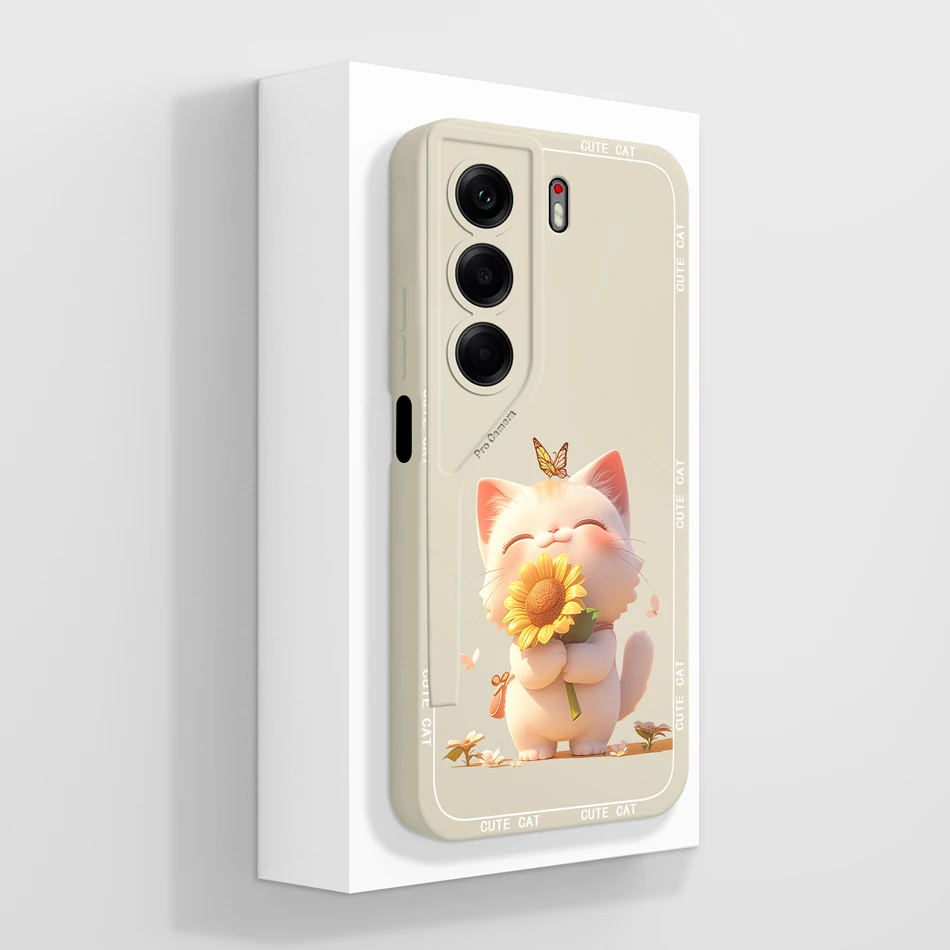 Trendy Creative Soft High-Quality Liquid Silicone Phone Case - Durable Bumper Back Cover