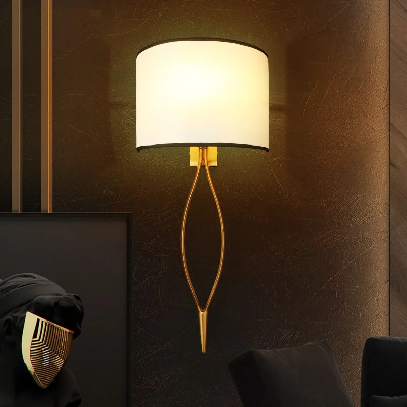 

Современная американская спальня прикроватная настенная лампа, кабинетный светильник, лестница, гостиная, столовая, фон для телевизора, настенная Скандинавская лампа