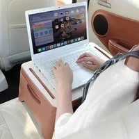 Sturdy and Durable Folding Lap Desk with Extra Storage Space and Dividers, Perfect Laptop Desk and Serving Tray for Bed 4