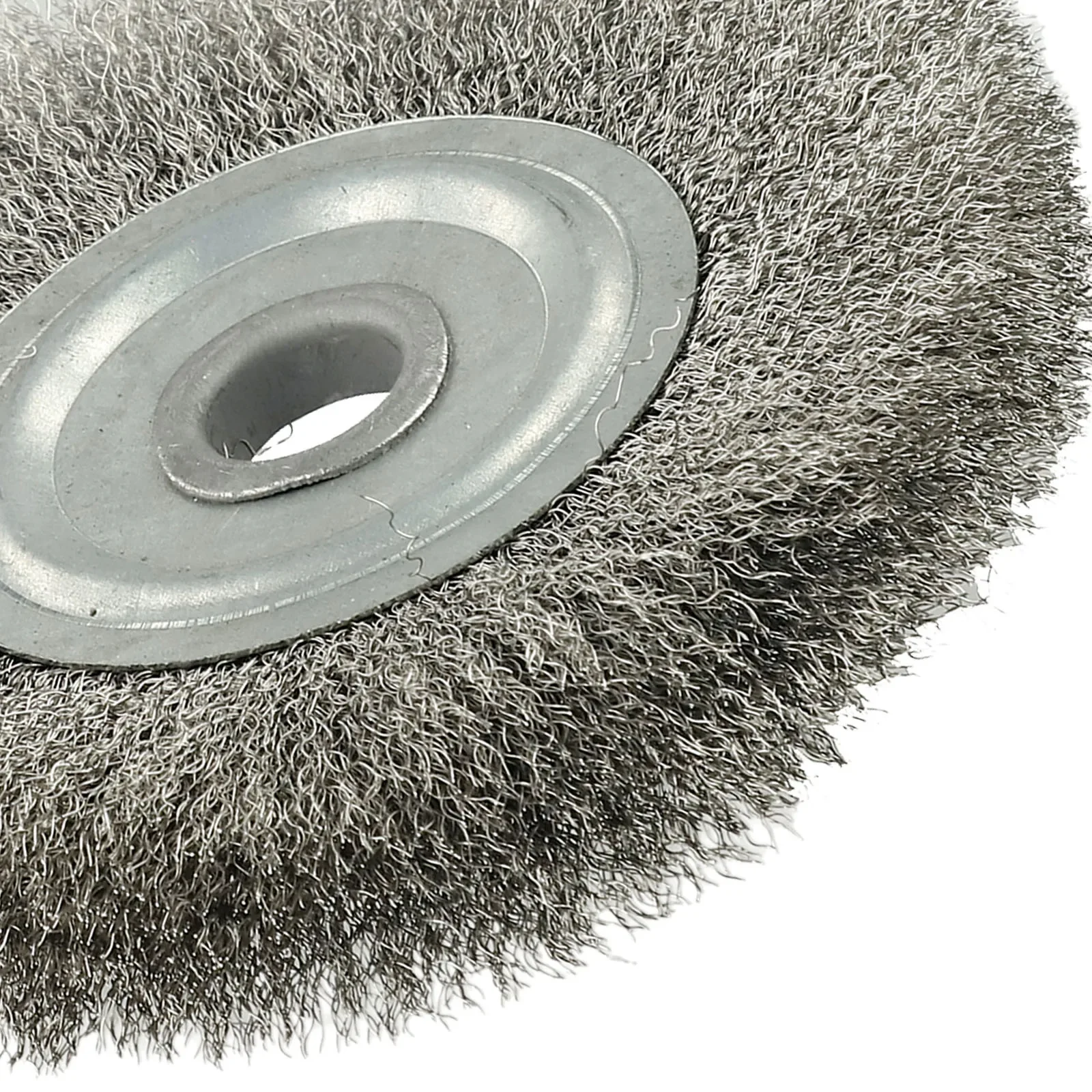

Высококачественная Совершенно новая щетка с обжимными колесами для удаления царапин и удаления накипи 5 дюймов 125 мм, портативная сменная шлифовальная щетка