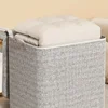 Large Capacity Quilt Organizer Storage Bag with Zipper Handle Clothes Quilt Luggage Travel Moisture-Proof Clothes Organizer 5