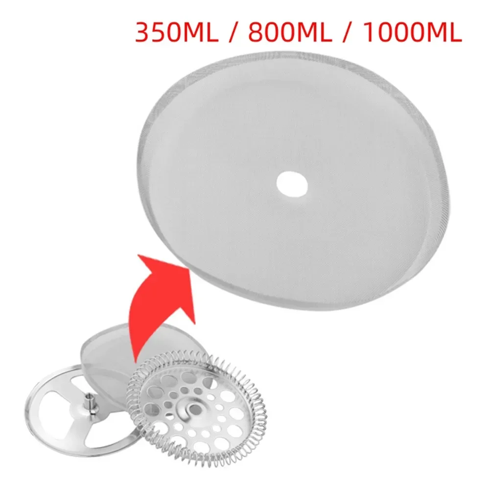 Coffee Pot Filter 3pcs French Press Filters Mesh Filter Replacement For 350 800 1000ML For Espresso Machine Coffee Pot Filter Mesh Coffeeware