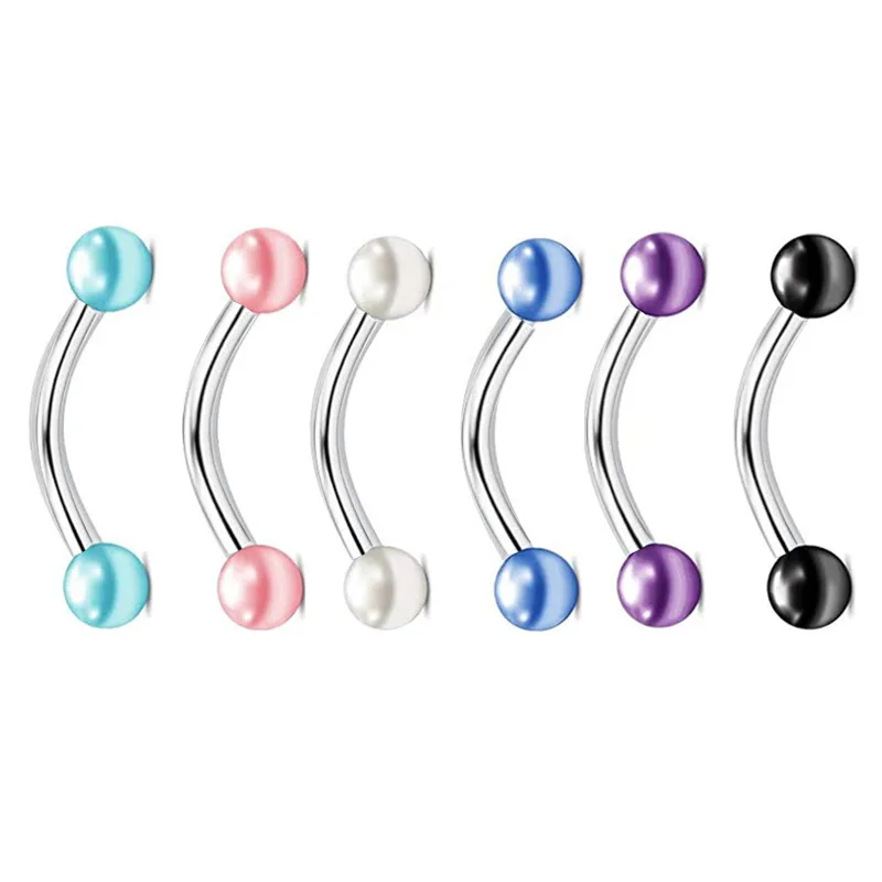 Mix Eyebrow Piercing Set 2/5/10Pcs Body Piercing Jewelry