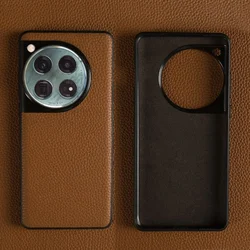 Premium Genuine Leather Handmade Phone Case - Elegant Back Cover - OnePlus 6T (Light Brown 6324)