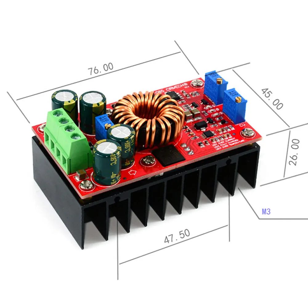 DC-DC 컨버터 DC8-35V DC0.6-35V 자동 부스트 벅 전원 공급 장치 모듈, 190W 태양광 충전 정전류 전원 공급 보드