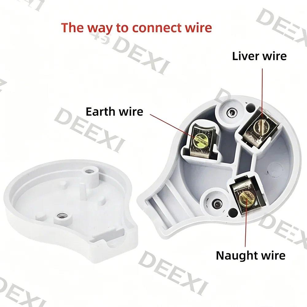 Universal AU/NZ 10A Power Charger Adapter Plug with Detachable Connector
