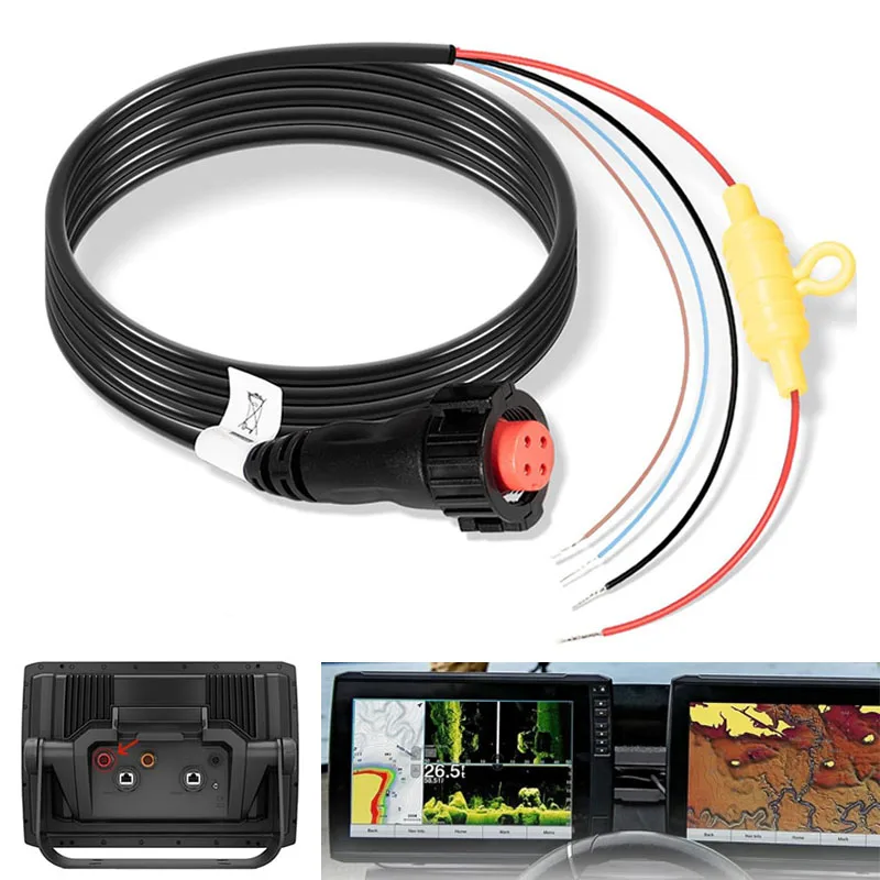 Garmin 010-12938-00 電源ケーブル EchoMAP Ultra用 ブラック スモール : Garmin 010-12938-00 電源ケーブル EchoMAP Ultra用