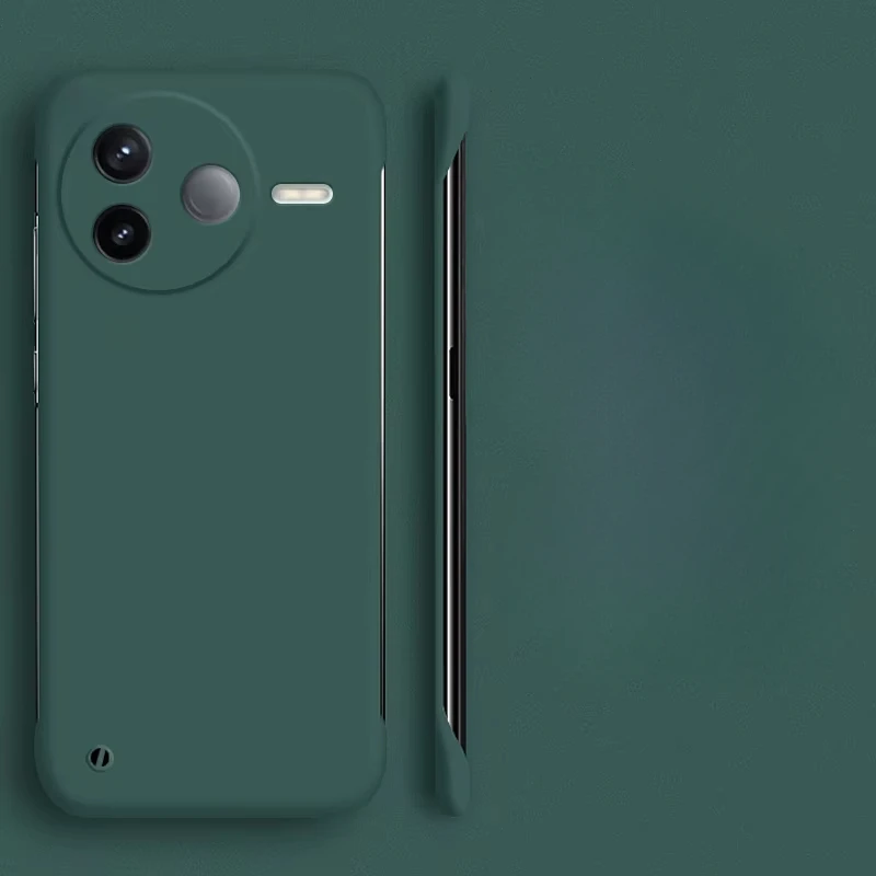 Frameless Slim Matte Shockproof Hard PC Candy Bumper Case