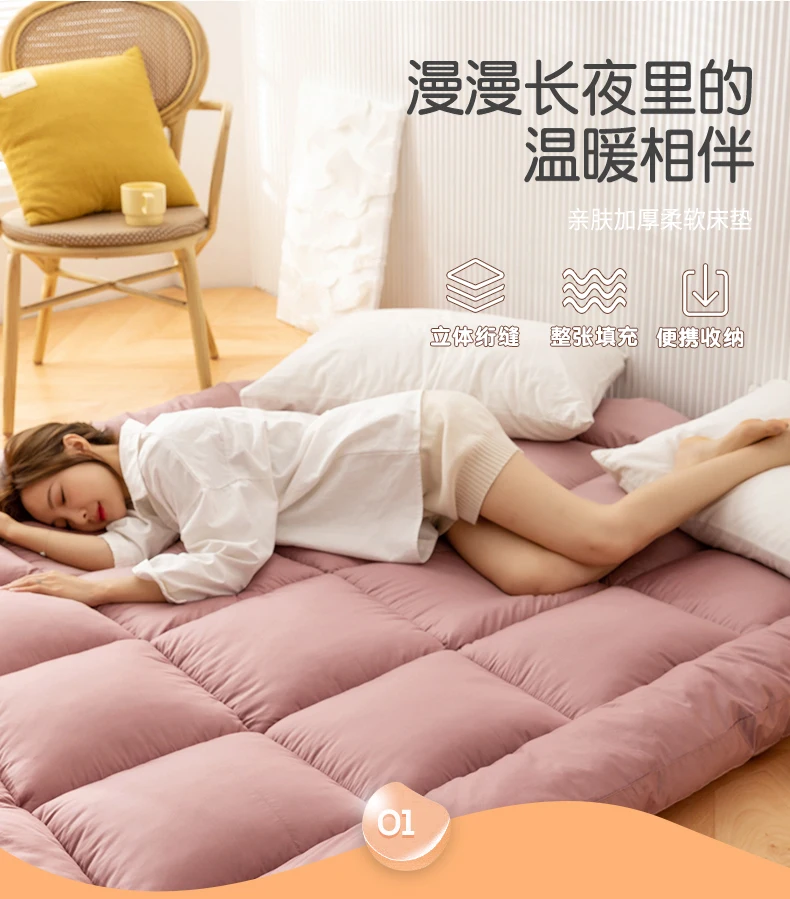 Description Picture 4 of itemDropshipping Customizable Size Mattress Soft Mattress Home Tatami Mat Was The Floor Mat Student ZHA03-14599