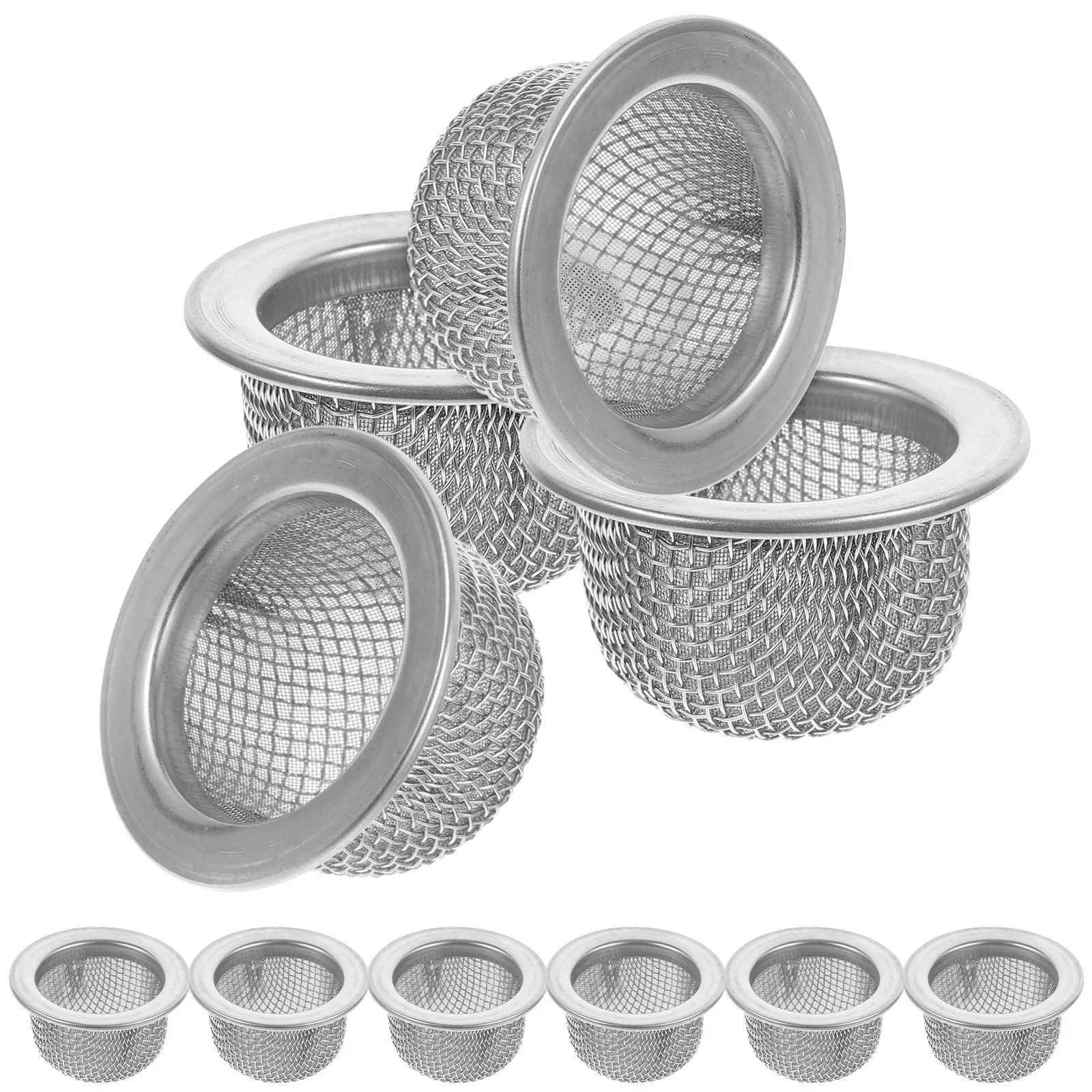 

10 Pcs Cocktail Ice Strainer Mesh Beverages Drinks Filter Bar