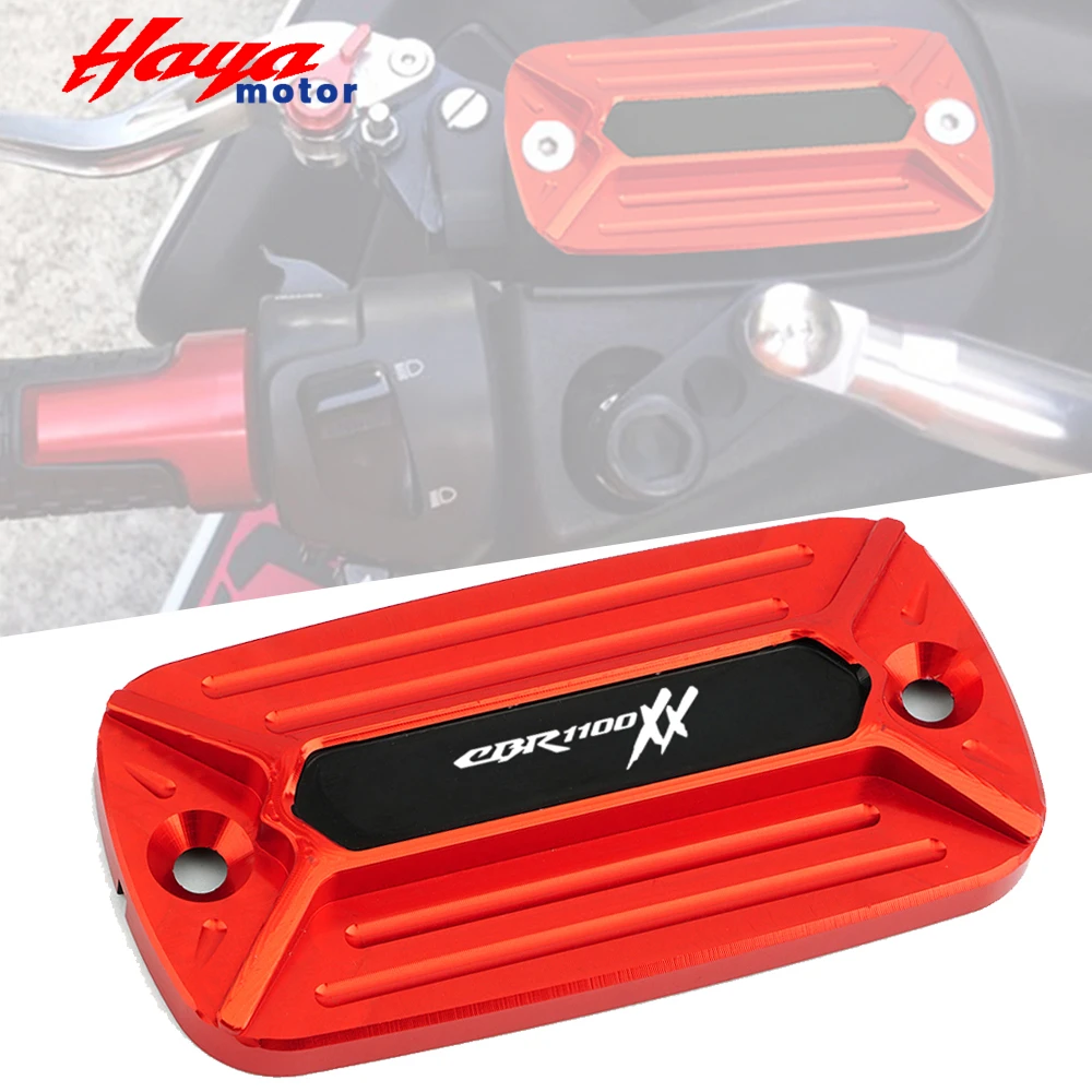 

Motorcycle CNC Accessories Front Brake Master Cylinder Fluid Reservoir Cover Oil Cap For HONDA CBR1100XX CBR 1100 XX 1997-2004