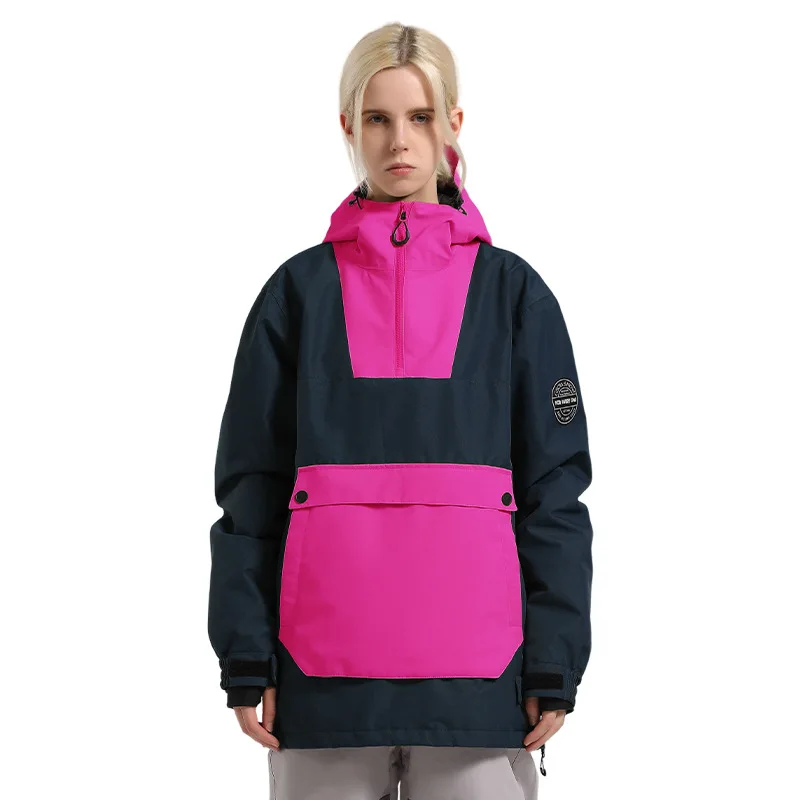 Ski Jackets Gsou Winter Outdoor Men Cargo Snowbording Jackets Waterproof Windproof Snow Clothes Warm Coat Men And Women