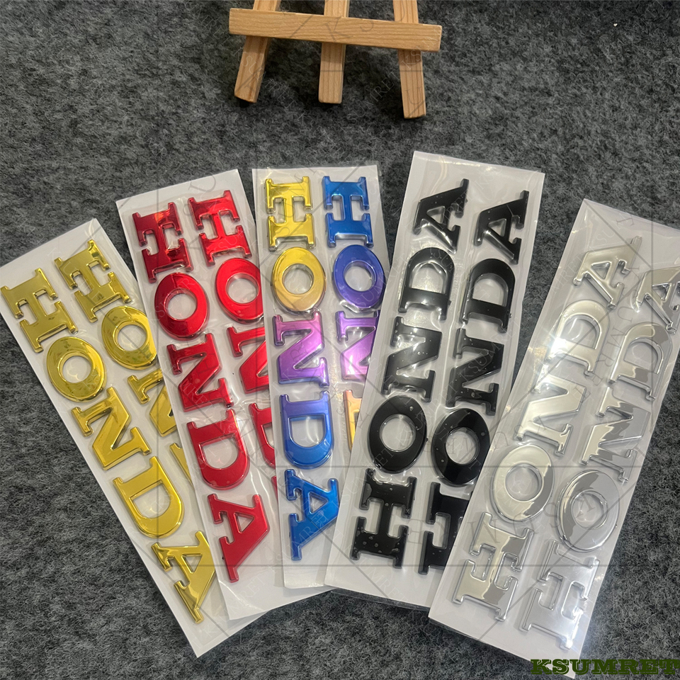 For 3D Honda Motorcycle Sticker Emblem Logo Decal