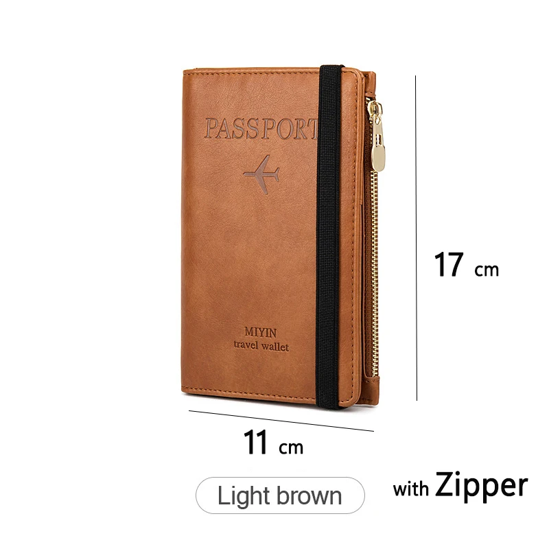 RFID Blocker Passport Holder & Travel Wallet – Slim, Multi-Function Card Holder