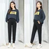 2024 Winter Oversize Thicken Pants for Pregnant Women Adjustable Pregnancy Ladies Warm Plush Trousers Loose Maternity Clothings 3