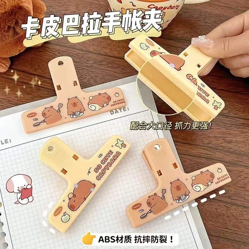Paper Clips Binder Clips Capybara Binder Clips Kawaii Paperclips File Documents Tickets Clips Bookmarks Index Page Holder Office Binding Supplies