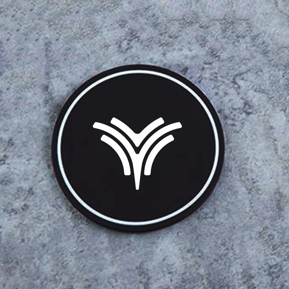 2PCS Car Cup Holder Mat Leather Water Coaster Decoration For NETA V Nezha U Nezha NO1 Car Styling Accessories