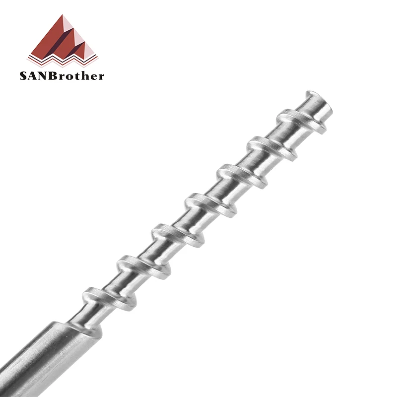 Haste de Alimentação para Cerâmica Lama pó Extrusora Micro Parafuso Garganta Endurecida Impressora 3d Peças 8x82 mm 10x120 mm Aço Inoxidável 304 - Imagem 4