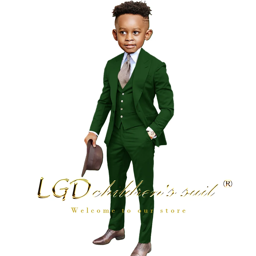 Boys' 3-piece formal suit for weddings parties and special occasions for children aged 3-16 Boys Formal Suit Set
