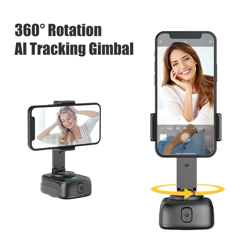 

AI Face Tracking Gimbal 360 degree Rotation Intelligent Follow Selfie Stick Smart Phone Gimbal Stabilizer For Vlog Live Tiktok