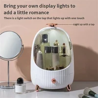 Make Up Organizer Box Desktop Dresser Skin Care Products Storage Cabinet Large Capacity Dust-proof Desktop Drawer Storage Box 1