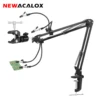 NEWACALOX 360° Rotatable PCB Motherboard Fixture Hair Dryer Holder Third Soldering Helping Hands Heat Gun Bracket Welding Tool 1