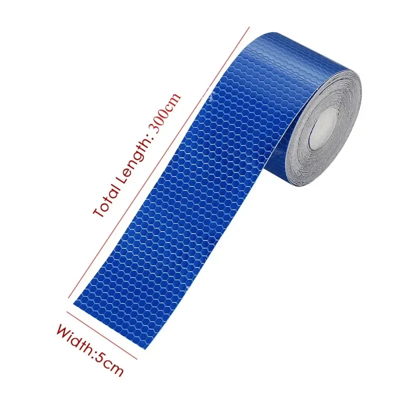Reflective Tape 5cmx3m Cars Trucks Motorcycles Warning Light Reflector Safety Mark Strip Sticker Auto Protective