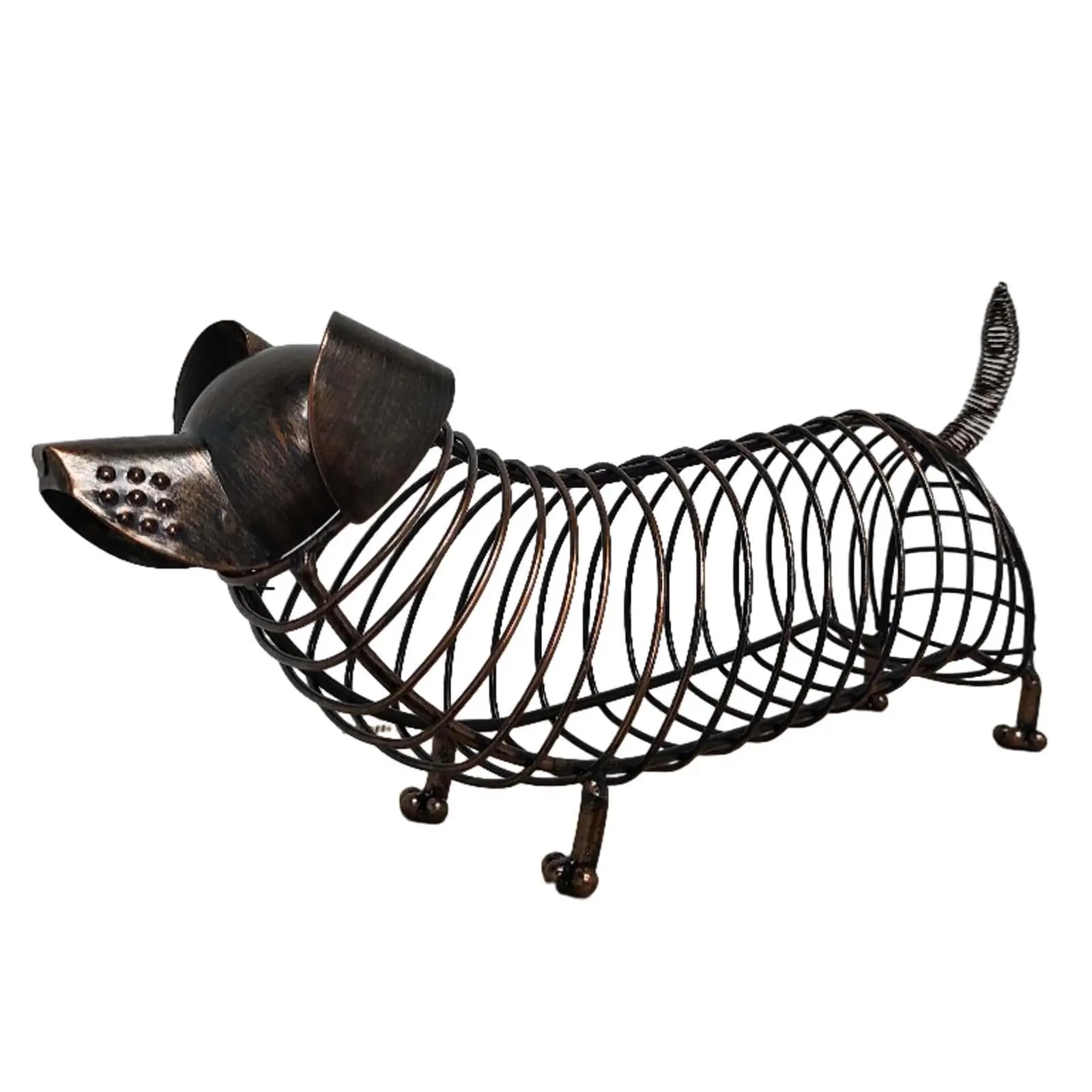Dachshund Cork Holder Farmhouse Metal Wine Cork Holder Ornament Wine Stopper Display Rack for Home Bar Decor Kitchen Decor