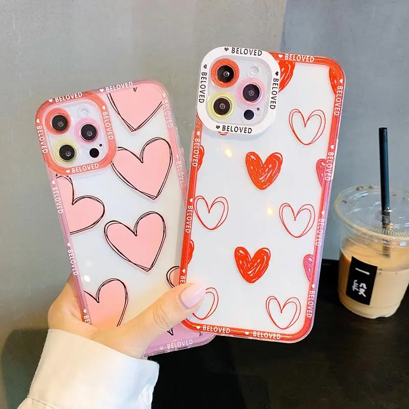 Fashion Cute Plaid Love Heart Case Per Infinix Zero 30 4G Hot 30I 40 Note 30 Smart 8 Tecno Spark 10 20 Cover Soft Silicone Capa
