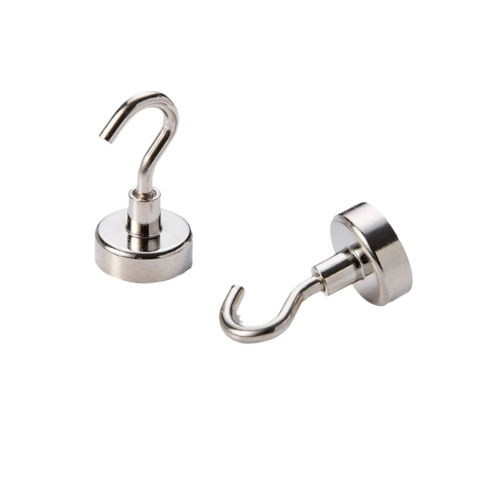 Heavy Duty No Drill Magnetic Wall Hooks - Black, Rustproof, Industrial Strength, 50kg Capacity, Suction Cup Design for Kitchen and Room Storage