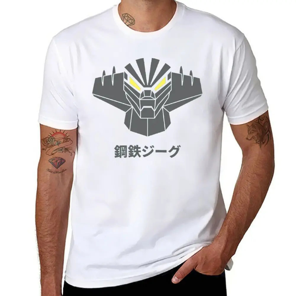 Crewneck Mechas 02 Mazinger Z Steel Jeeg Robot Kotetsu Dark Great 15 T-Shirt Move T-Shirt Creative Nerd Fitness Eur Size