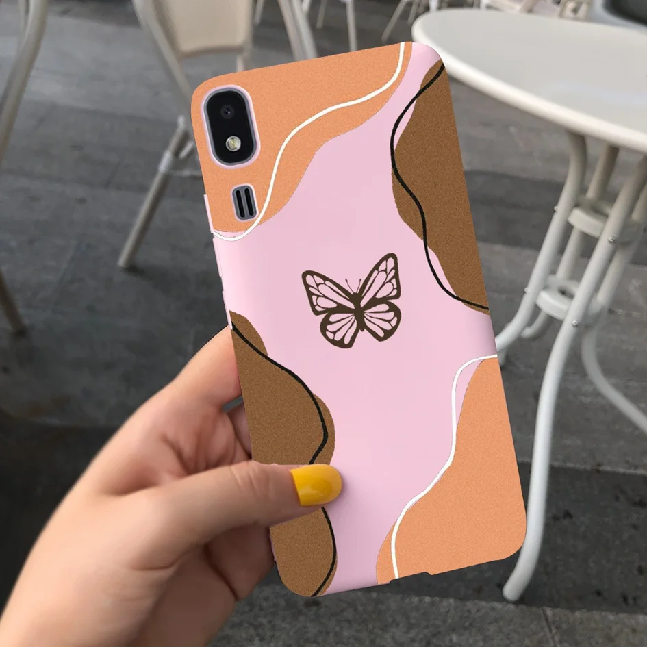 Shockproof Silicon Soft TPU Back Cover with Cartoon Cat Design - Phone Case