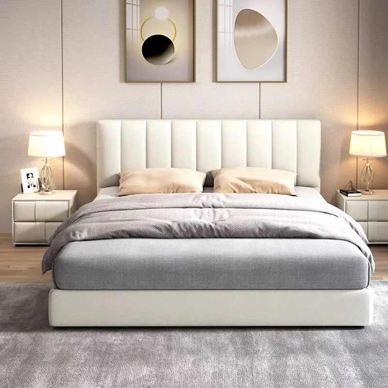 Luxury Hotel Beds Bedroom Japanese Wooden Queen Beauty Bed Comforter Frame Modern Camas De Dormitorio Bed Design Furniture