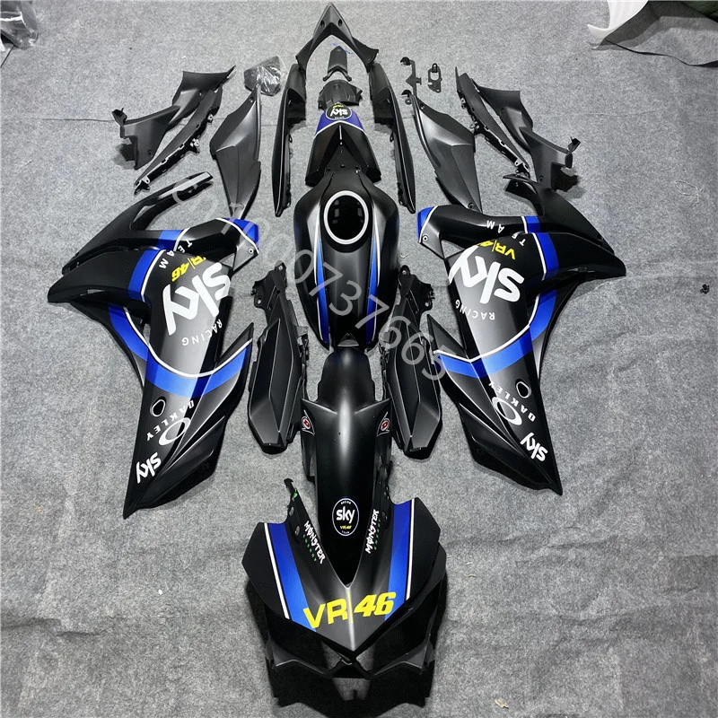 

Горячая Распродажа для YAMAHA YZFR6 03 05 Кузов YZFR6 2003 2005 черные синие Пластиковые обтекатели YZF R6 2003 - 2005 обтекатель