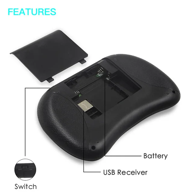 I8 2.4G Mini Wireless Keyboard 2.4GHz Air Mouse Remote Touchpad For Android TV Box PC Smart TV 6