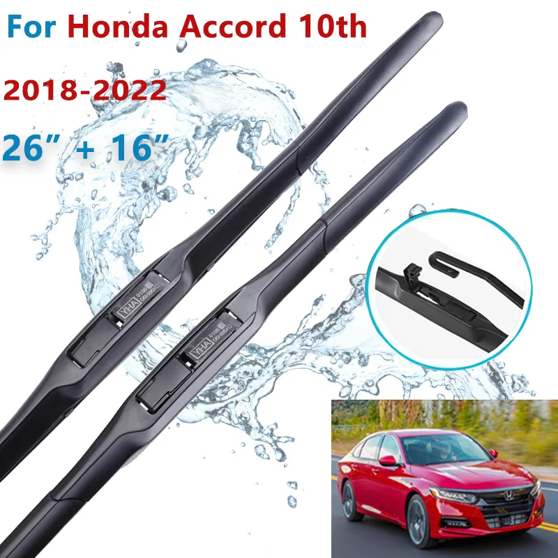 

Стеклоочистители переднего стекла 26 дюймов + 16 дюймов Honda Accord 10X2018 2019 2020 MK10 10-го поколения автомобильные Стеклоочистители