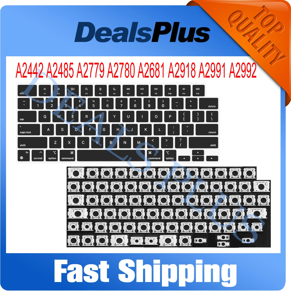 Клавиатура A2442 A2485 A2779 A2780 A2681 A2918 A2991 A2992, сменные ключи и петли для Macbook Pro Air 13 
