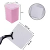 200PCS/Box Disposable Remover Cotton Pad Wipes Nail Polish Eyelashes Glue Cleaner Lint-Free Paper Pad Cleaning Manicure Supplies 4