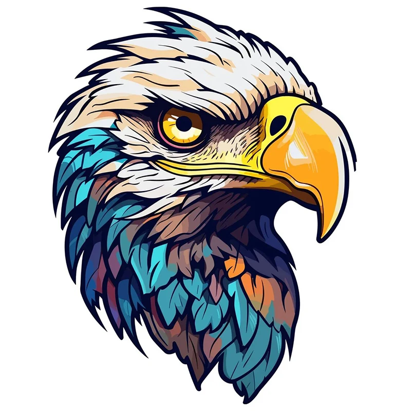 Beautiful Eagle Sticker Water-proof Home Wall Decal Used for Wall Bathroom Cabinet Door Toilet Car Laptop wall stickers toilet stickers